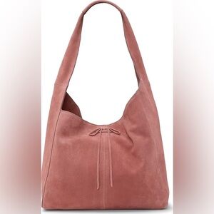 Lucky Brand Suede Clem Mini Hobo shoulder bag in Brickdust